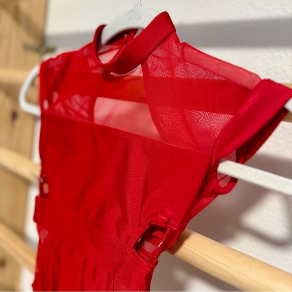 LA Dancewear Designs The Chloe Leotard “RED” Child M - Picture 5 of 10